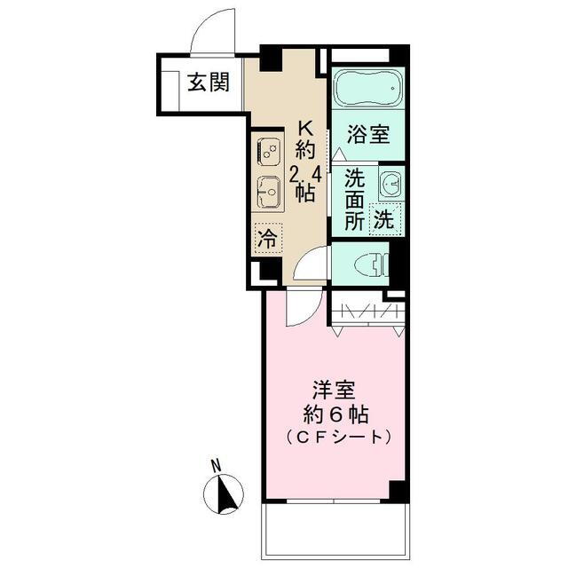 東京都新宿区新宿７ 若松河田駅 1K マンション 賃貸物件詳細