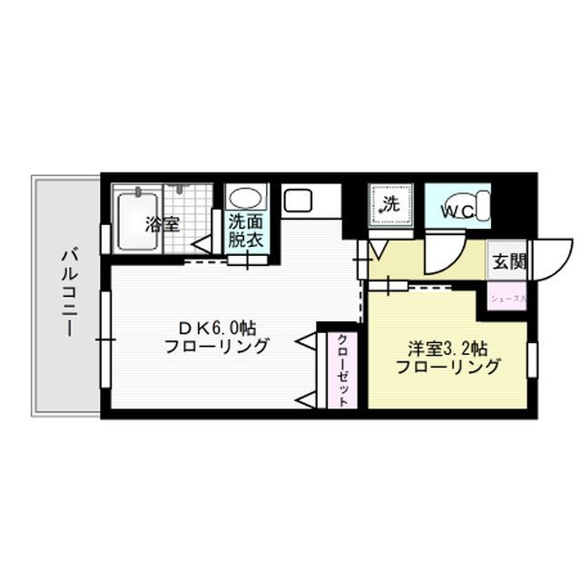 福岡県福岡市中央区六本松３ 桜坂駅 1DK マンション 賃貸物件詳細