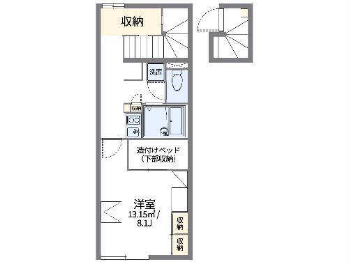 レオパレス駅家近田 2階 1K 賃貸物件詳細