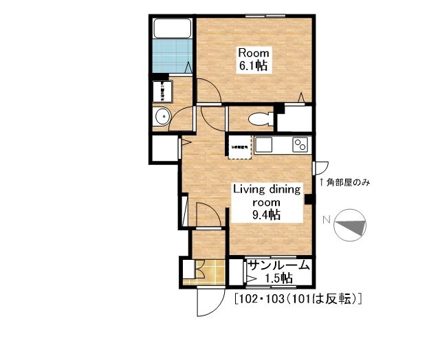 滋賀県長浜市神照町 長浜駅 1LDK アパート 賃貸物件詳細