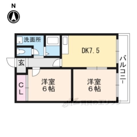 滋賀県近江八幡市堀上町 近江八幡駅 2DK マンション 賃貸物件詳細