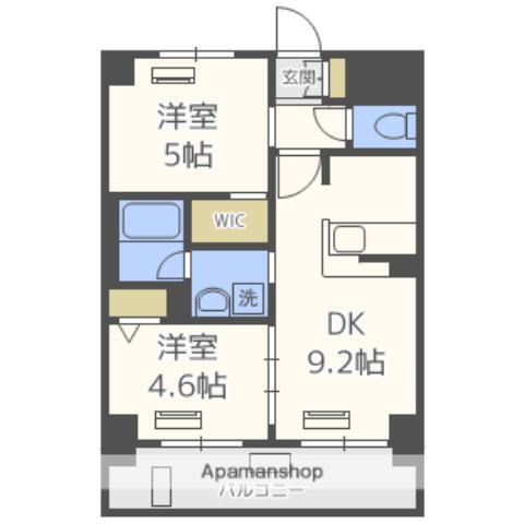 大阪府大阪市港区市岡元町１ 九条駅 2DK マンション 賃貸物件詳細