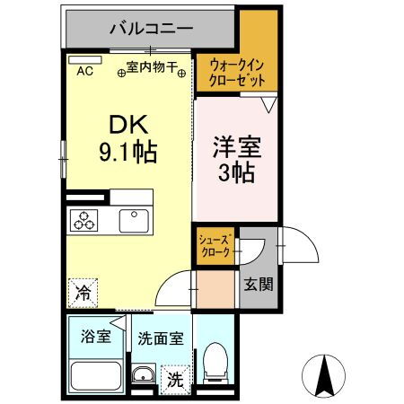 岐阜県岐阜市加納徳川町 加納駅 1LDK アパート 賃貸物件詳細
