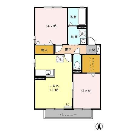 岐阜県岐阜市中西郷２ 岐阜駅 2LDK アパート 賃貸物件詳細