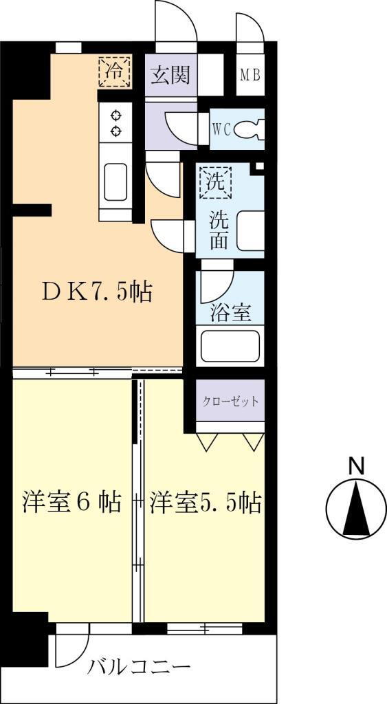 茨城県水戸市中央１ 水戸駅 2DK マンション 賃貸物件詳細