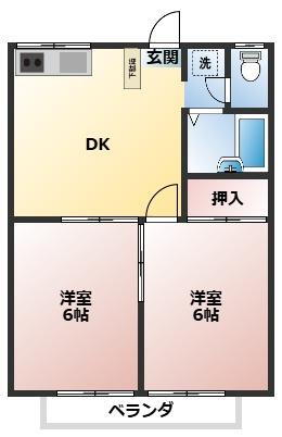 埼玉県南埼玉郡宮代町百間４ 東武動物公園駅 2DK アパート 賃貸物件詳細