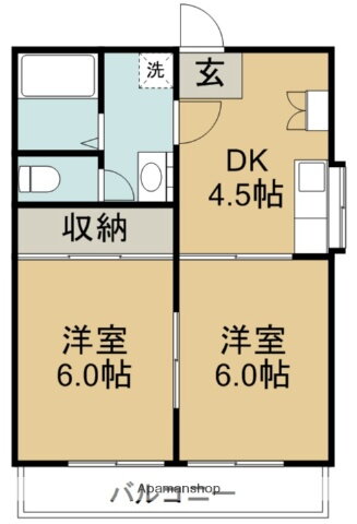 宮城県仙台市宮城野区宮千代１ 薬師堂駅 2DK マンション 賃貸物件詳細