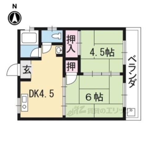 京都府京都市西京区嵐山谷ケ辻子町 嵐山駅 2DK アパート 賃貸物件詳細
