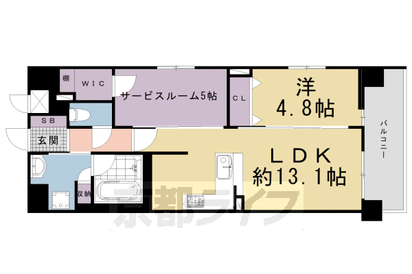 京都府京都市下京区材木町 京都駅 1SLDK マンション 賃貸物件詳細