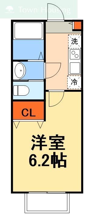 二和壱番館 2階 1K 賃貸物件詳細