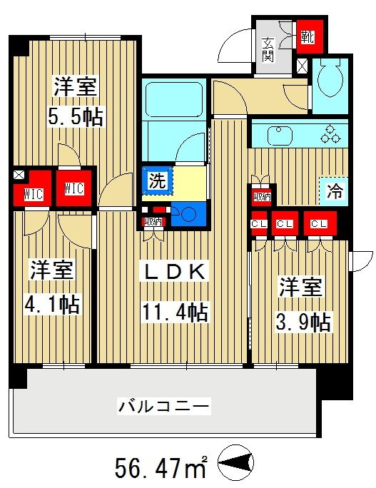 東京都板橋区高島平９ 西台駅 3LDK マンション 賃貸物件詳細