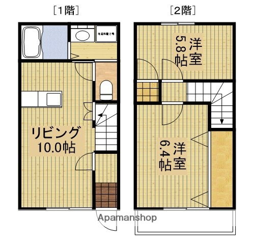 グランピュア 1階 2LDK 賃貸物件詳細