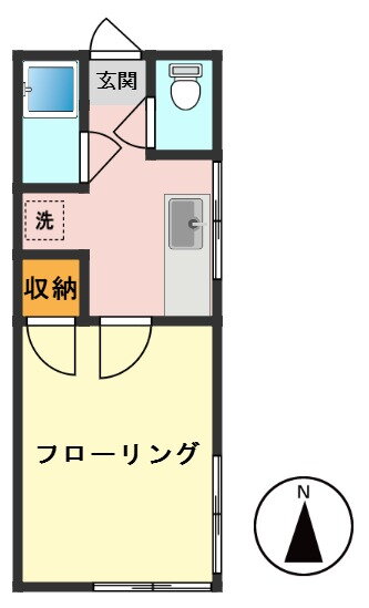 翠荘南Ａ 1階 1K 賃貸物件詳細