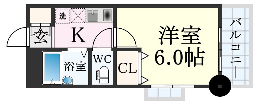 兵庫県神戸市兵庫区塚本通６ 兵庫駅 1K マンション 賃貸物件詳細