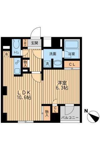 東京都目黒区中町１ 学芸大学駅 1LDK マンション 賃貸物件詳細