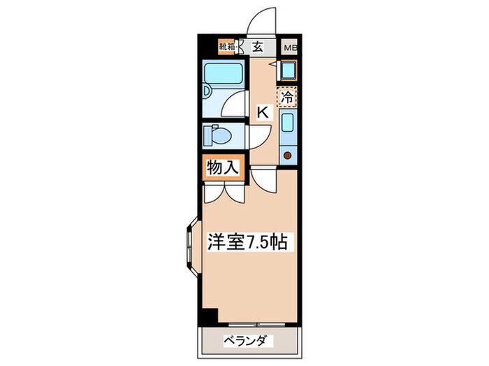 東京都小金井市本町５ 武蔵小金井駅 1K マンション 賃貸物件詳細