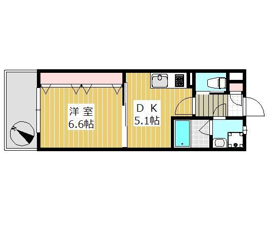 福岡県福岡市博多区博多駅南２ 博多駅 1DK マンション 賃貸物件詳細