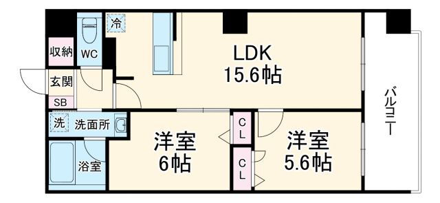 神奈川県川崎市幸区小倉３ 新川崎駅 2LDK マンション 賃貸物件詳細