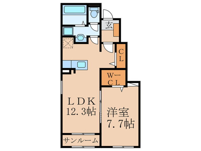 福岡県飯塚市鯰田 浦田駅 1LDK アパート 賃貸物件詳細