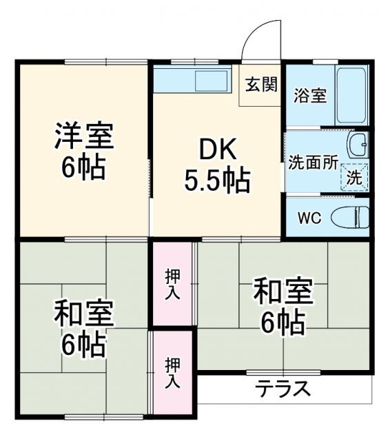 神奈川県秦野市弥生町 渋沢駅 3DK アパート 賃貸物件詳細