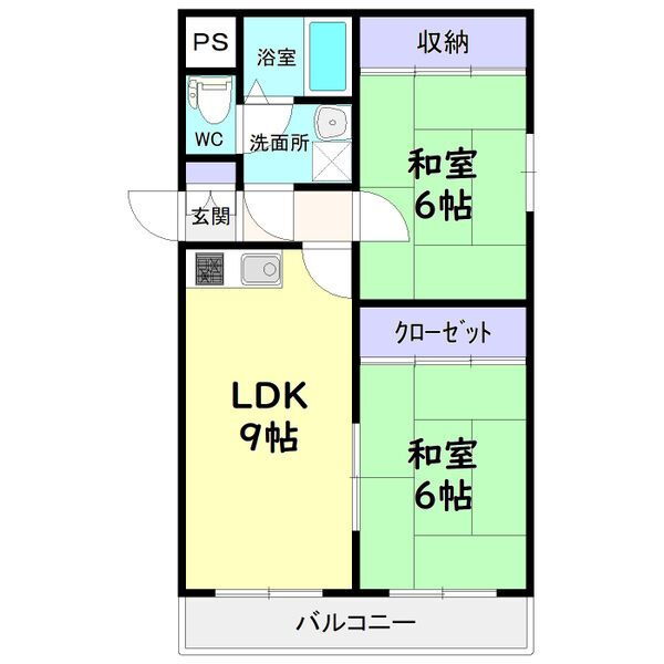 愛知県名古屋市守山区鳥羽見２ 新守山駅 2LDK マンション 賃貸物件詳細