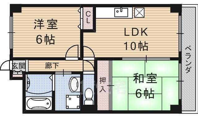 京都府京都市伏見区竹田桶ノ井町 竹田駅 2LDK マンション 賃貸物件詳細