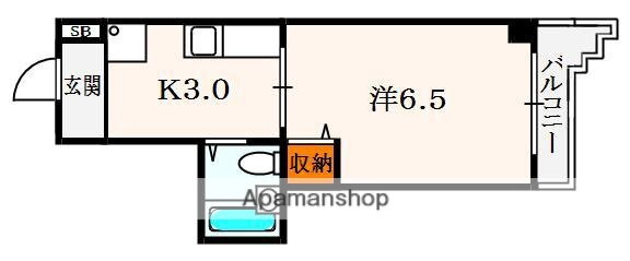 エルベコート枚方上之町 3階 1K 賃貸物件詳細