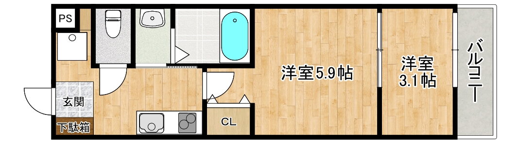 兵庫県神戸市東灘区青木５ 青木駅 1DK マンション 賃貸物件詳細