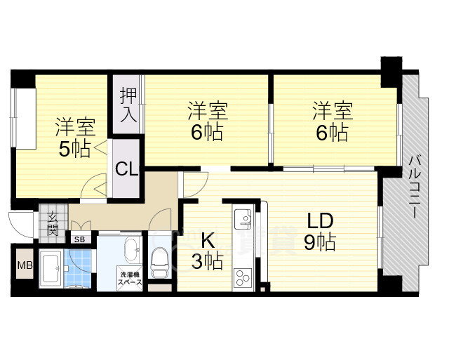 大阪府茨木市南安威２ ＪＲ総持寺駅 3LDK マンション 賃貸物件詳細