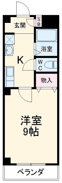 愛知県名古屋市緑区作の山町 鳴海駅 1K マンション 賃貸物件詳細