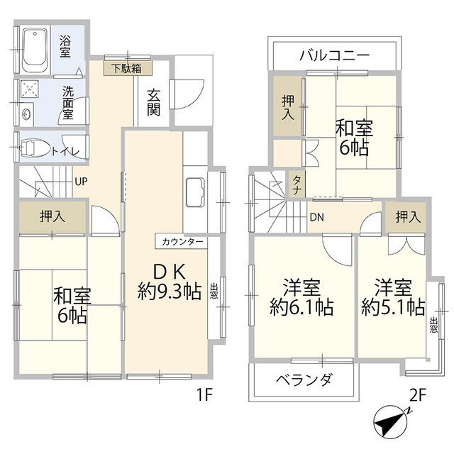 神奈川県相模原市南区大野台７ 古淵駅 4DK 一戸建て 賃貸物件詳細