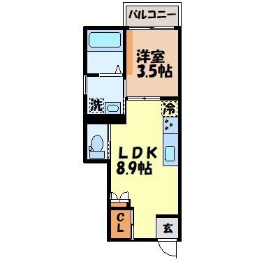 長崎県諫早市小船越町 西諫早駅 1LDK アパート 賃貸物件詳細