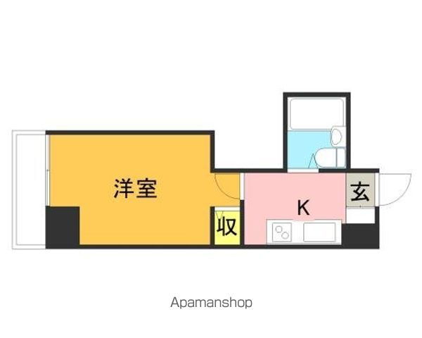 福岡県福岡市博多区下呉服町 呉服町駅 1K マンション 賃貸物件詳細