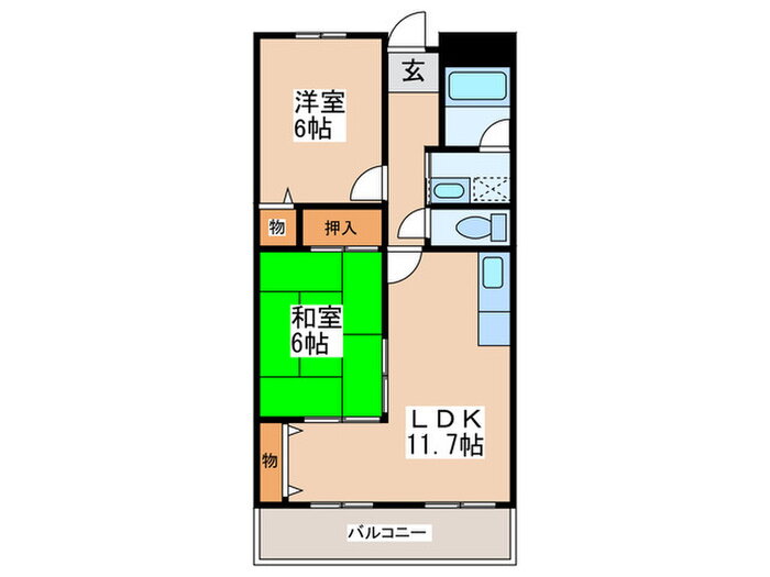 大阪府大阪市平野区喜連東５ 出戸駅 2LDK マンション 賃貸物件詳細