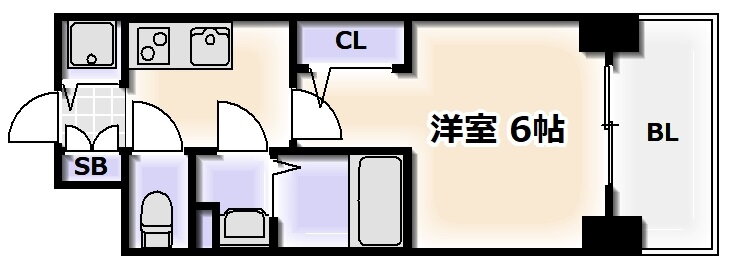 大阪府大阪市浪速区桜川２ 桜川駅 1K マンション 賃貸物件詳細