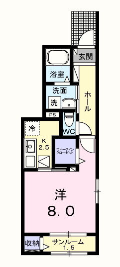 東京都福生市本町 福生駅 1K アパート 賃貸物件詳細