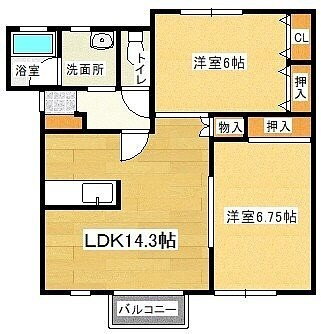 のぞみの詩　【２０２号室】 1階 2LDK 賃貸物件詳細