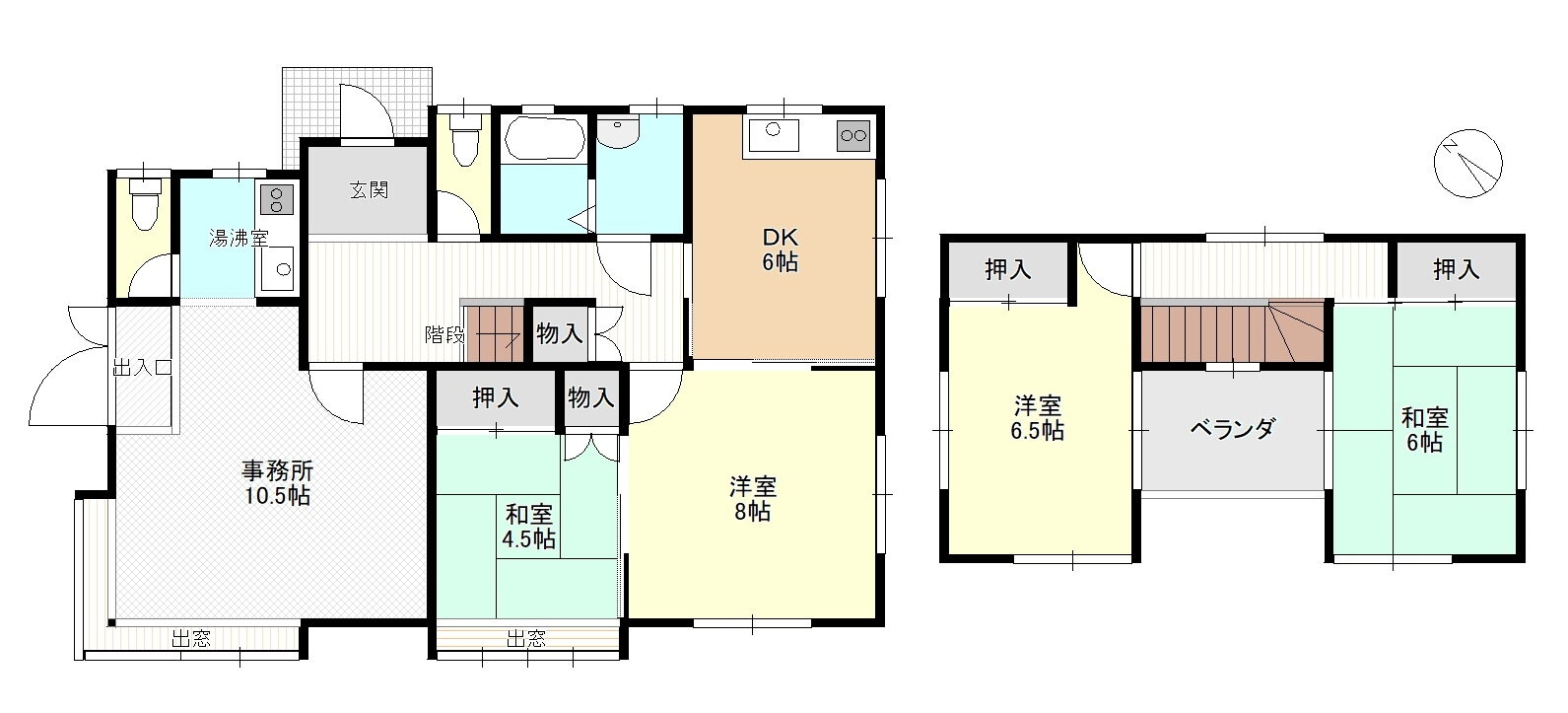 中島事務所付戸建 4DK 賃貸物件詳細