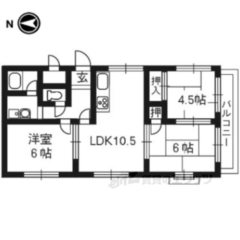 京都府宇治市広野町西裏 大久保駅 3LDK マンション 賃貸物件詳細