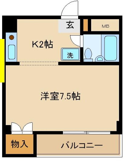 兵庫県姫路市龍野町１ 山陽姫路駅 1K マンション 賃貸物件詳細