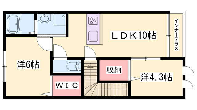 兵庫県姫路市奥山 白浜の宮駅 2LDK アパート 賃貸物件詳細