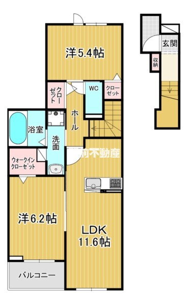 熊本県玉名市岱明町野口 玉名駅 2LDK アパート 賃貸物件詳細