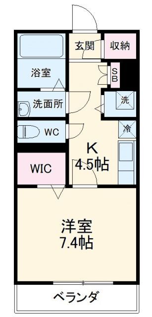 埼玉県さいたま市中央区下落合４ 北与野駅 1K アパート 賃貸物件詳細