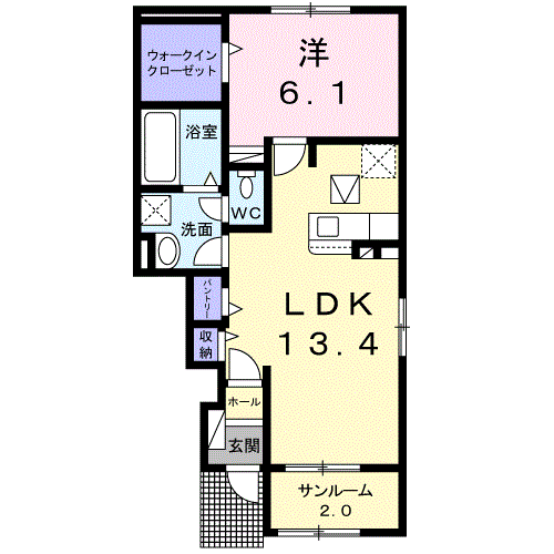 熊本県熊本市南区八幡１１ 川尻駅 1LDK アパート 賃貸物件詳細