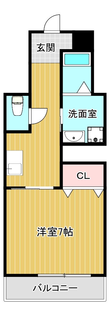 兵庫県伊丹市荒牧南３ 中山寺駅 1K マンション 賃貸物件詳細
