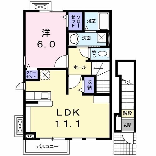 群馬県前橋市龍蔵寺町 中央前橋駅 1LDK アパート 賃貸物件詳細