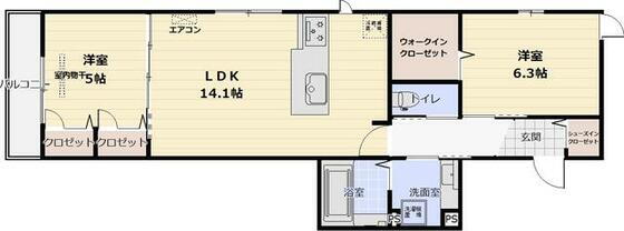 大阪府池田市石橋１ 石橋阪大前駅 2LDK アパート 賃貸物件詳細