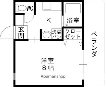 兵庫県西宮市寿町 夙川駅 1K マンション 賃貸物件詳細