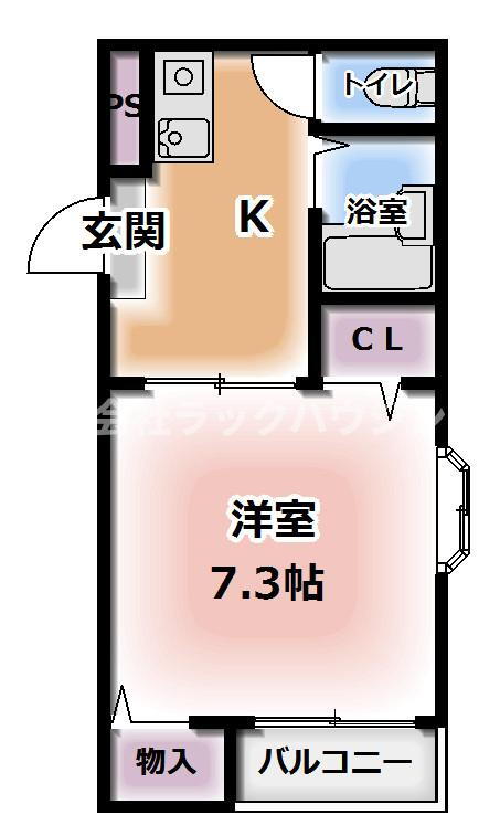 大阪府門真市石原町 古川橋駅 1K マンション 賃貸物件詳細