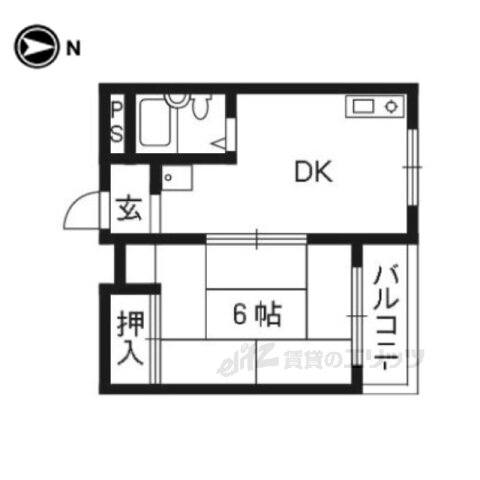 京都府京都市伏見区向島善阿弥町 観月橋駅 1DK アパート 賃貸物件詳細